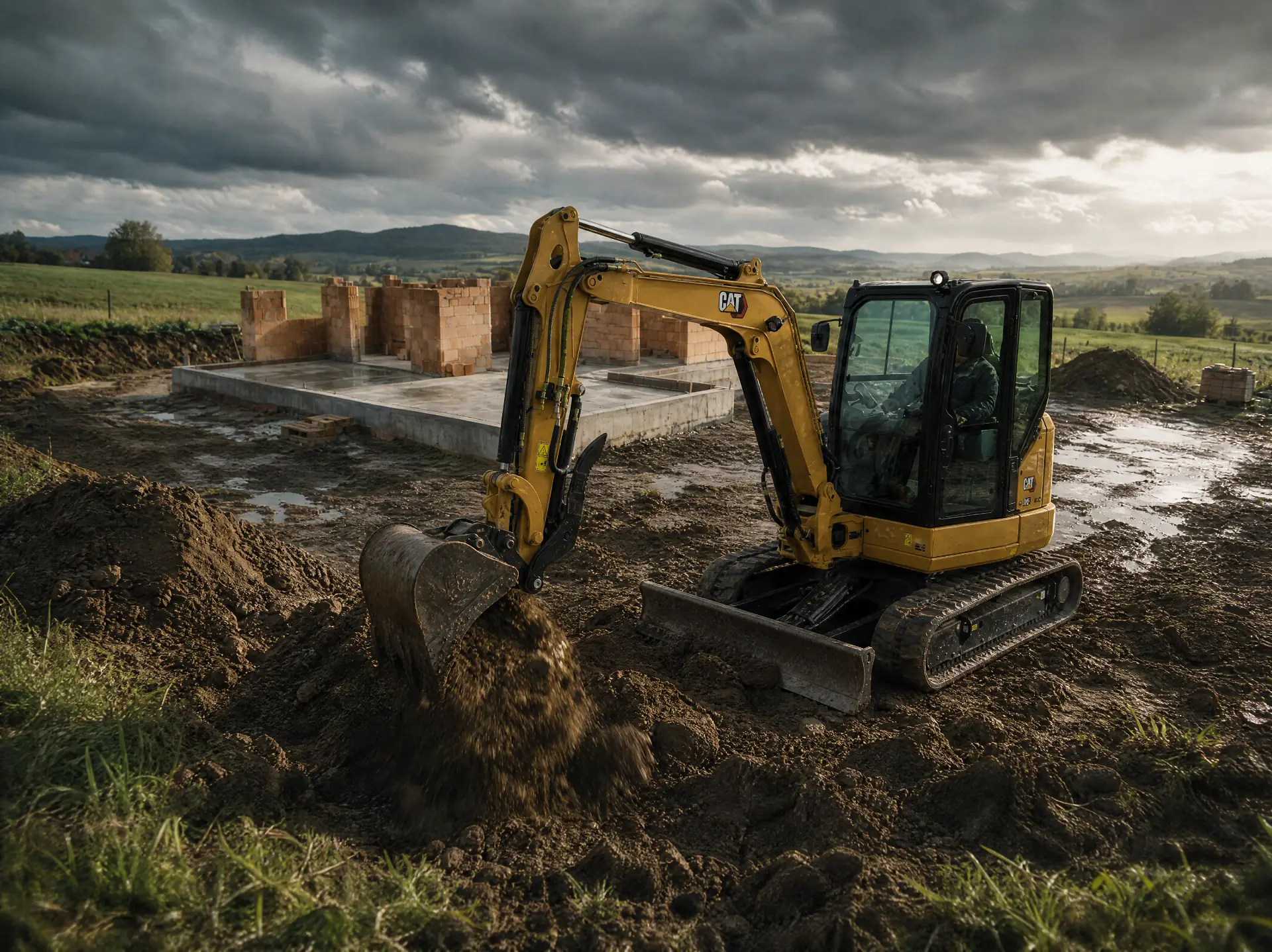 Minibagr CAT 305C CR – náhled 2