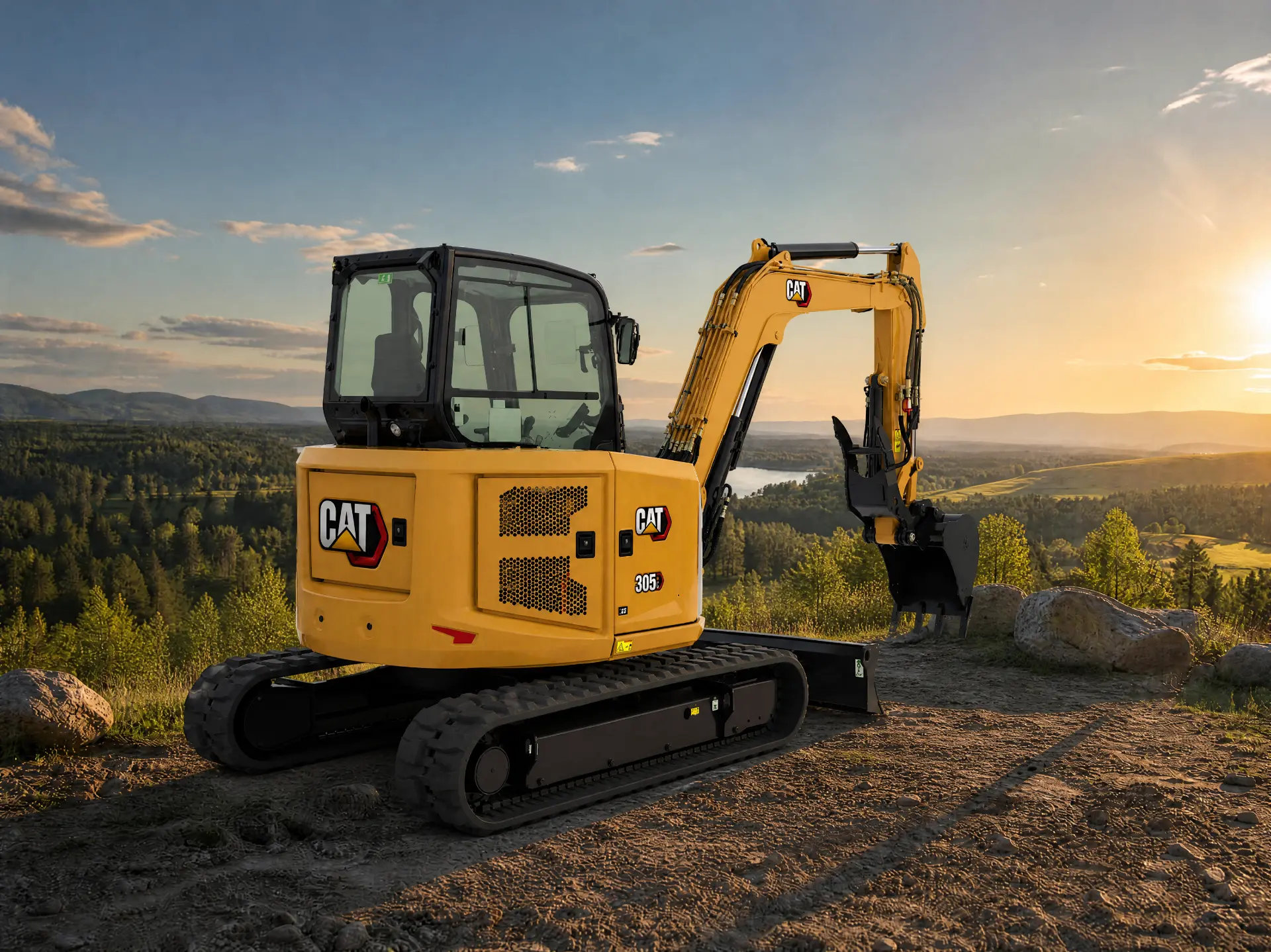 Minibagr CAT 305C CR – náhled 5
