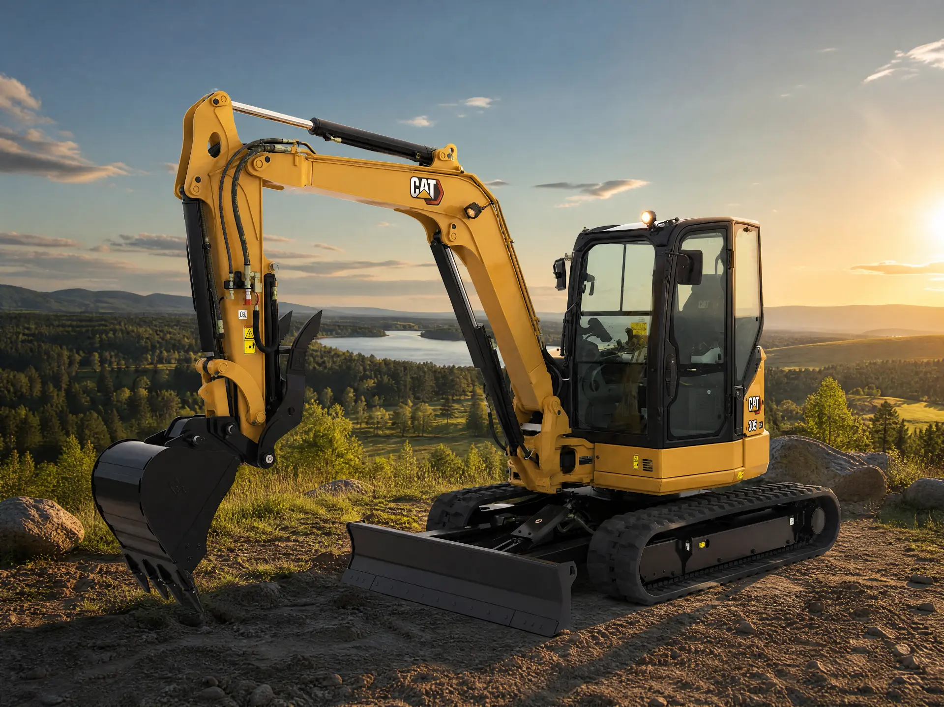 Minibagr CAT 305C CR – náhled 4