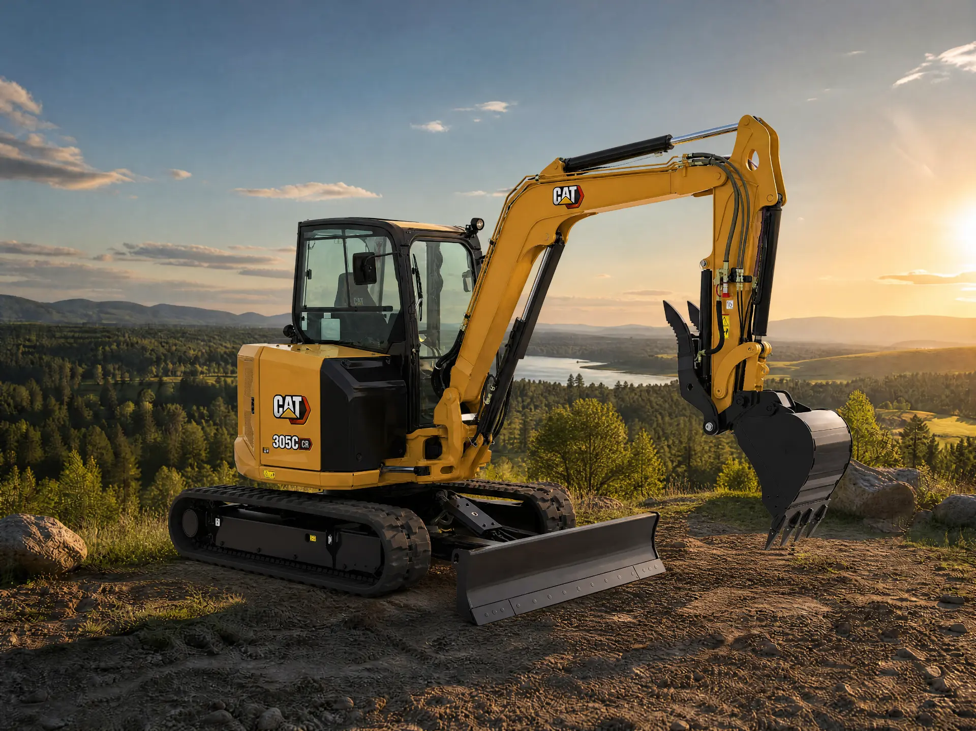 Minibagr CAT 305C CR – náhled 3